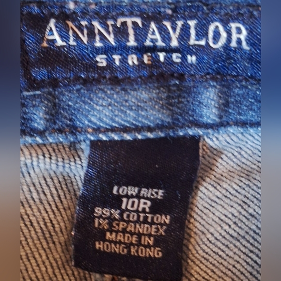 ANN TAYLOR Straight Leg Blue Jeans - Picture 3 of 3